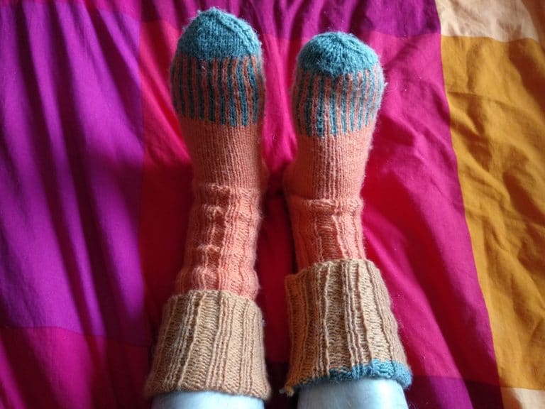 Sleeping with socks on when sick